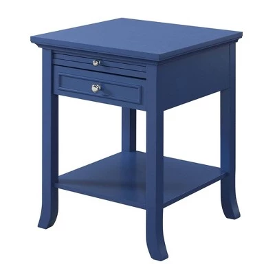 New π Breighton Home American Heritage Logan End Table with Drawer and Slide - Johar Furniture Cobalt Blue π 5 New π Breighton Home American Heritage Logan End Table with Drawer and Slide - Johar Furniture Cobalt Blue π - Image 3