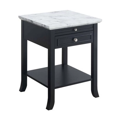 New π Breighton Home American Heritage Logan End Table with Drawer and Slide - Johar Furniture Cobalt Blue π 6 New π Breighton Home American Heritage Logan End Table with Drawer and Slide - Johar Furniture Cobalt Blue π - Image 4