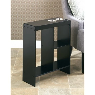 Brand new π The Lakeside Collection Lakeside Slim End Table with Drink Holders and Built-in Shelving β 6 Brand new π The Lakeside Collection Lakeside Slim End Table with Drink Holders and Built-in Shelving β - Image 4