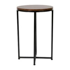 Best deal 😍 Flash Furniture Hampstead Collection End Table - Modern Laminate Accent Table with Crisscross Frame 🤩 -End And Side Tables shop unnamed file 2686