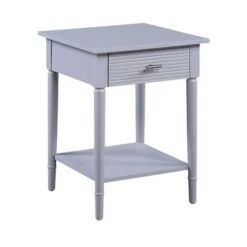 Brand new 🤩 Breighton Home Amy End Table - Johar Furniture White 👏 -End And Side Tables shop unnamed file 2717