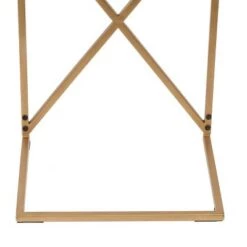 New 🛒 Bucyrus Rustic Glam Handcrafted Acacia Wood C Shaped Side Table Dark Brown/Gold - Christopher Knight Home 😉 -End And Side Tables shop unnamed file 2727