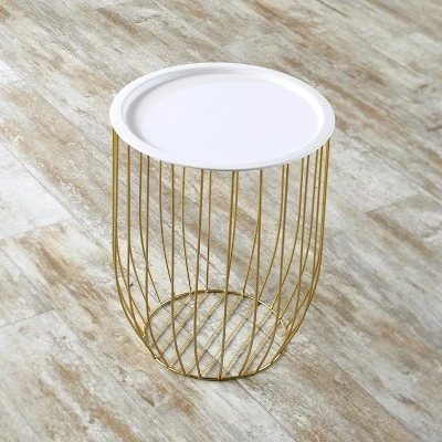 Best deal ❤️ The Lakeside Collection Lakeside Metal Wire Storage Side Storage Table with Removable Top 🥰 3 Best deal ❤️ The Lakeside Collection Lakeside Metal Wire Storage Side Storage Table with Removable Top 🥰