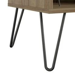 Wholesale 👏 Concord Turntable Stand with Drawers - Novogratz Brown Oak ⌛ -End And Side Tables shop unnamed file 2759