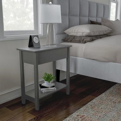 Hot Sale π Hastings Home Narrow Flip Top End Table β Gray β 7 Hot Sale π Hastings Home Narrow Flip Top End Table β Gray β - Image 5