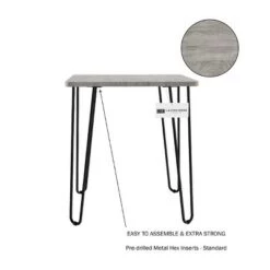 Buy 🥰 Hastings Home Modern Industrial End Table With Hairpin Legs - Driftwood Gray/Black ❤️ 10 Buy 🥰 Hastings Home Modern Industrial End Table With Hairpin Legs - Driftwood Gray/Black ❤️ -End And Side Tables shop unnamed file 2774