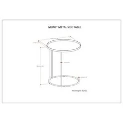 Coupon π 18" Lipton Metal Side Table Black - WyndenHall π 16 Coupon π 18" Lipton Metal Side Table Black - WyndenHall π -End And Side Tables shop unnamed file 2790