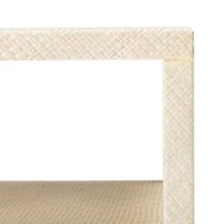 Best reviews of 🧨 Apis Raffia 2 Shelf Accent Table - Light Natural - Safavieh 🥰