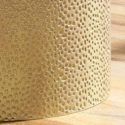 Discount π Braeburn Modern Round Accent Table - Christopher Knight Home Gold π 6 Discount π Braeburn Modern Round Accent Table - Christopher Knight Home Gold π - Image 4