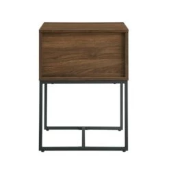 Deals 🧨 Visconti Boho Slat Pull Down Door Side Table - Saracina Home English Oak ✨ -End And Side Tables shop unnamed file 2829