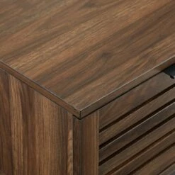 Deals 🧨 Visconti Boho Slat Pull Down Door Side Table - Saracina Home English Oak ✨ -End And Side Tables shop unnamed file 2830