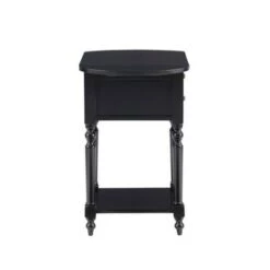 Discount ⌛ Marco Table with Dropleaf - Powell Company White 🔔 -End And Side Tables shop unnamed file 2843