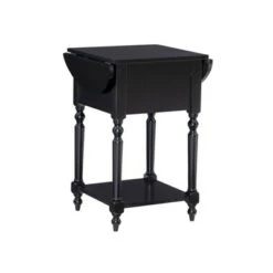 Discount ⌛ Marco Table with Dropleaf - Powell Company White 🔔 -End And Side Tables shop unnamed file 2844