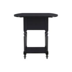 Discount ⌛ Marco Table with Dropleaf - Powell Company White 🔔 -End And Side Tables shop unnamed file 2845