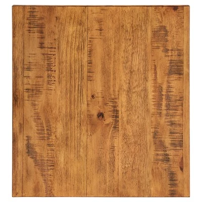 Cheapest π Lanshire Rustic Industrial Metal & Wood End, Console & Cocktail Table Set - Oak - Inspire Q π 4 Cheapest π Lanshire Rustic Industrial Metal & Wood End, Console & Cocktail Table Set - Oak - Inspire Q π - Image 2