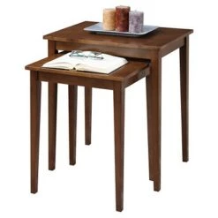 Deals 👏 Breighton Home American Heritage Nesting End Tables - Johar Furniture White ⭐