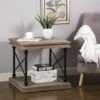 Outlet 👍 French Vintage Antiqued Finish Accent Table/Side Table Brown - Glitzhome 🌟 -End And Side Tables shop unnamed file 2910
