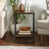Cheapest 🤩 Middleford Urban Industrial Metal Accent Side Table - Saracina Home Rustic Oak 💯 -End And Side Tables shop unnamed file 2917