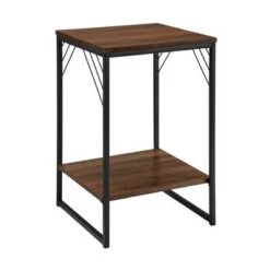 Cheapest 🤩 Middleford Urban Industrial Metal Accent Side Table - Saracina Home Rustic Oak 💯 -End And Side Tables shop unnamed file 2920