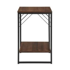 Cheapest 🤩 Middleford Urban Industrial Metal Accent Side Table - Saracina Home Rustic Oak 💯 -End And Side Tables shop unnamed file 2925