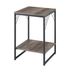 Cheapest 🤩 Middleford Urban Industrial Metal Accent Side Table - Saracina Home Rustic Oak 💯 -End And Side Tables shop unnamed file 2926