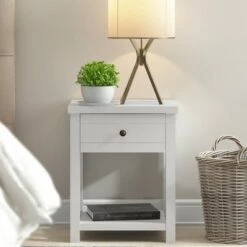 Top 10 β Harmony Wood Accent Table Matte White - Hillsdale Furniture β