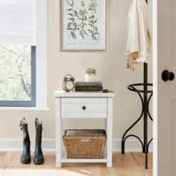 Top 10 ⌛ Harmony Wood Accent Table Matte White - Hillsdale Furniture ⌛ -End And Side Tables shop unnamed file 2940