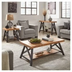Cheapest π Lanshire Rustic Industrial Metal & Wood End, Console & Cocktail Table Set - Oak - Inspire Q π 17 Cheapest π Lanshire Rustic Industrial Metal & Wood End, Console & Cocktail Table Set - Oak - Inspire Q π -End And Side Tables shop unnamed file 295