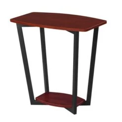 Cheapest 😍 Breighton Home Graystone End Table - Johar Furniture Cherry Red/black 🤩 -End And Side Tables shop unnamed file 2953