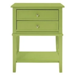 Promo 🔥 Durham Accent Table with 2 Drawers - Room & Joy Yellow 🧨 -End And Side Tables shop unnamed file 2985