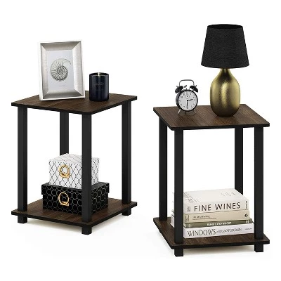 Top 10 𧨠Furinno Furniture Simplistic Wooden Sturdy Square Flat Top Indoor Home Decor End Tables for Bedrooms and Living Rooms, Walnut (2 Pack) 𧨠5 Top 10 𧨠Furinno Furniture Simplistic Wooden Sturdy Square Flat Top Indoor Home Decor End Tables for Bedrooms and Living Rooms, Walnut (2 Pack) 𧨠- Image 4