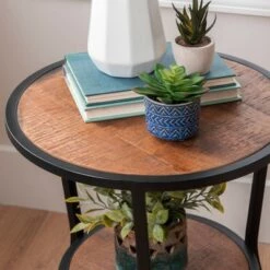 Outlet 🎁 Powell Company Evie 3 Tier Side Table - Powell Gold 😀 -End And Side Tables shop unnamed file 3005