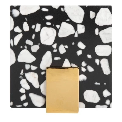 Cheapest π€© Mars Acrylic Drink Table White/Black/Brass - Safavieh π 6 Cheapest π€© Mars Acrylic Drink Table White/Black/Brass - Safavieh π - Image 4