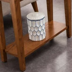 Buy ❤️ Favorite Finds Side Table Medium Oak Finish - Leick Home 🌟 -End And Side Tables shop unnamed file 3041