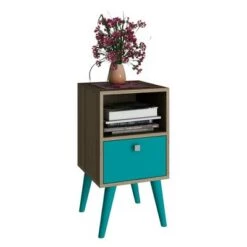 Discount 🎉 Abisko Side Table - Manhattan Comfort White 🎉