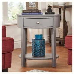 Buy 🛒 Eileen End Table - Inspire Q Gray 🛒 -End And Side Tables shop unnamed file 3053