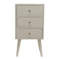 Best Pirce 🌟 Decor Therapy Mid Century Three Drawer Wood Side Table - Black - Décor Therapy 🌟 -End And Side Tables shop unnamed file 3075