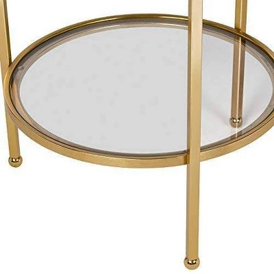 New 𧨠Addison Side Table Gold - Adore Decor π₯ 3 New 𧨠Addison Side Table Gold - Adore Decor π₯