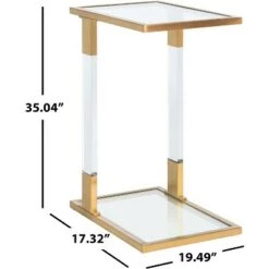 Buy 🧨 Tammi Acrylic C Table - Safavieh 💯 -End And Side Tables shop unnamed file 3132