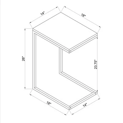 Brand new π€© Priscille Accent C Table - Linon Black π 11 Brand new π€© Priscille Accent C Table - Linon Black π - Image 9