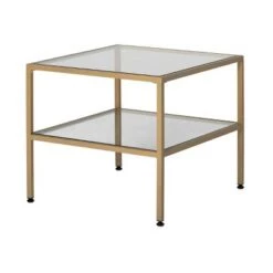 Promo ✨ Studio Designs Home Camber Modern Glass End Table 25" - Studio Designs Gray 🥰 -End And Side Tables shop unnamed file 3165