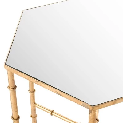 Best deal β Kerri Accent Table - Safavieh Gold/clear π 4 Best deal β Kerri Accent Table - Safavieh Gold/clear π - Image 2