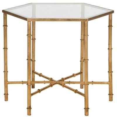 Best deal β Kerri Accent Table - Safavieh Gold/clear π 6 Best deal β Kerri Accent Table - Safavieh Gold/clear π - Image 4