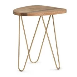 Cheap ✔️ 18" Tillman Metal and Wood Accent Table Natural/Gold - WyndenHall 🌟 -End And Side Tables shop unnamed file 3177