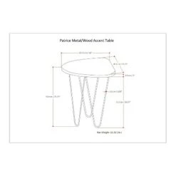 Cheap ✔️ 18" Tillman Metal and Wood Accent Table Natural/Gold - WyndenHall 🌟 -End And Side Tables shop unnamed file 3178