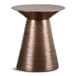 Flash Sale ✔️ 18" Bernhardt Metal Accent Table - WyndenHall Copper 😍 -End And Side Tables shop unnamed file 3185