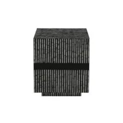 Cheapest ✔️ Perley Capiz Square Accent Table - Linon Blue 🔥