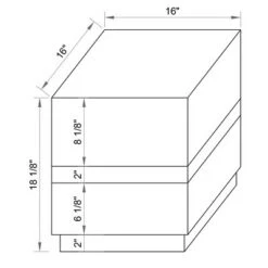 Cheapest ✔️ Perley Capiz Square Accent Table - Linon Blue 🔥 -End And Side Tables shop unnamed file 3203