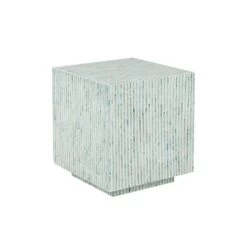 Cheapest ✔️ Perley Capiz Square Accent Table - Linon Blue 🔥 -End And Side Tables shop unnamed file 3205