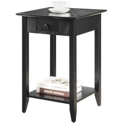 Promo π American Heritage End Table with Drawer Shelf - Breighton Home White π 3 Promo π American Heritage End Table with Drawer Shelf - Breighton Home White π